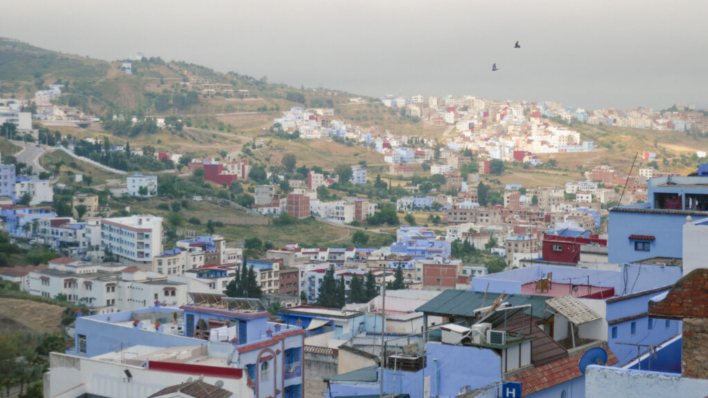 シャウエンのホテルからの眺め