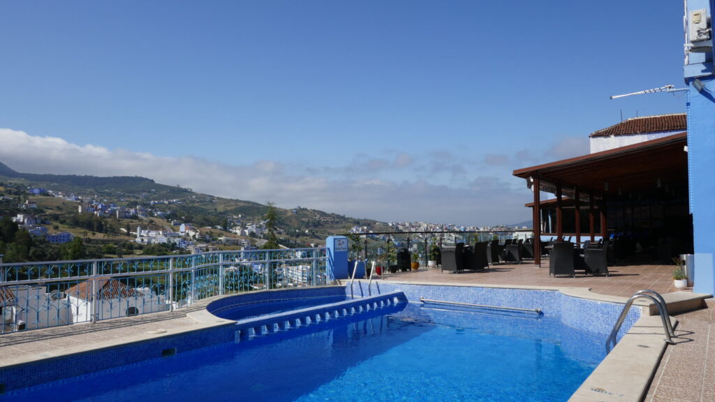 シャウエンのホテルのプール