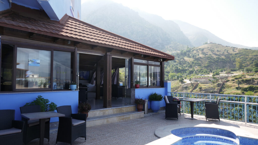 シャウエンのホテルのプール